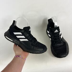 Adidas Fit Boost PR Sneaker Women 8.5 Core Black Lace Up Running Shoes EH0589